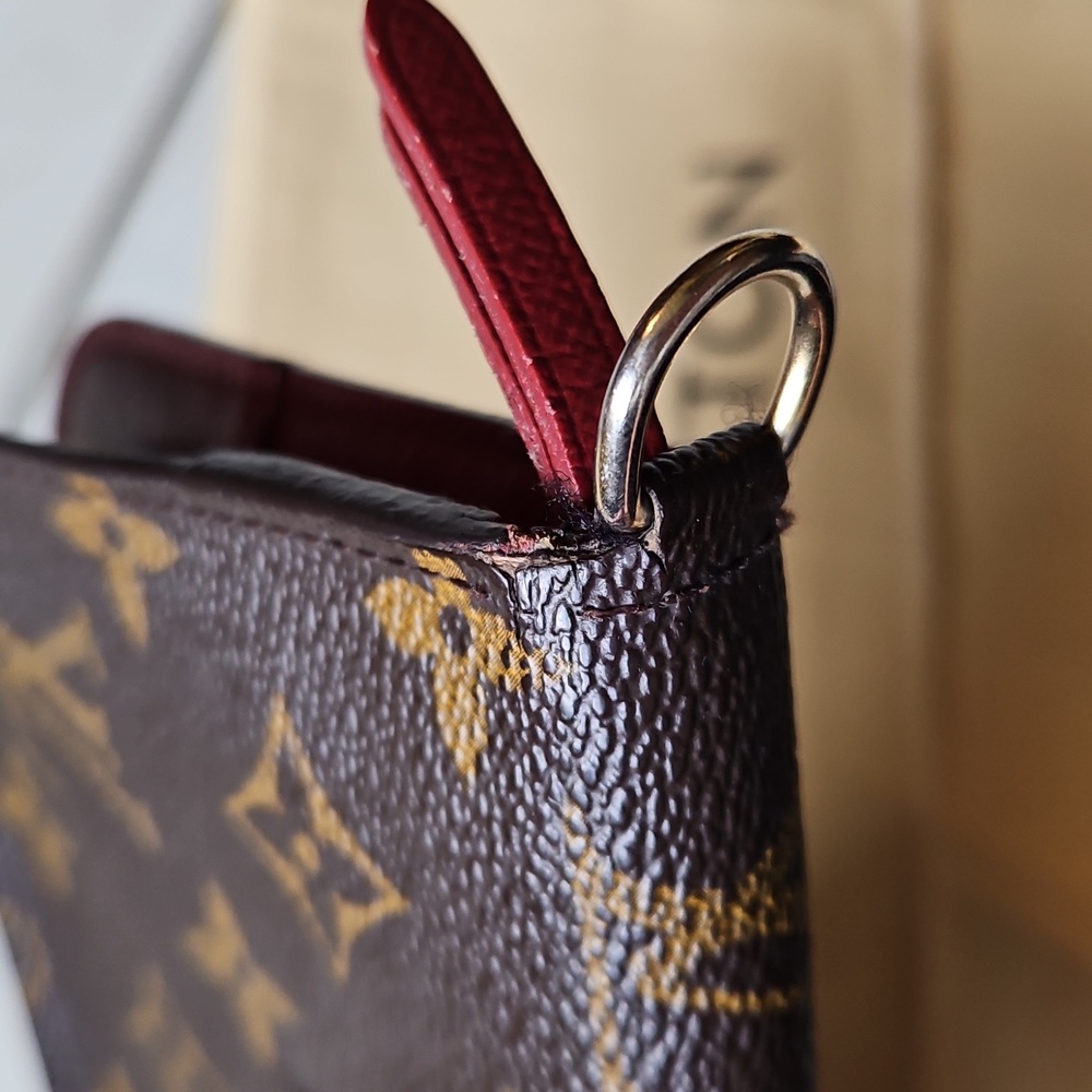 Louis Vuitton Monogram Insolite Wallet Wristlet W/Box + Dustbag - Picture 3 of 15
